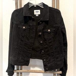 Black Jean Jacket 🖤 Old Navy Size Medium